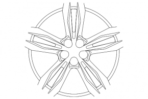 Wheel disk R21 Ford Edge 19-24 ST