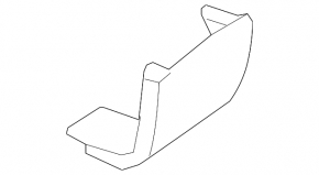 Lower right fender molding for Land Rover Range Rover Sport 13-22 in color