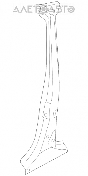 Left center pillar for Mercedes W164 ML