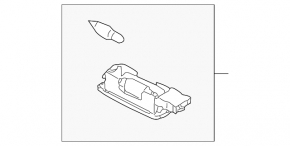 VW Tiguan 09-17 visor light grey