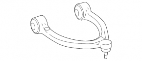 Upper control arm front left Mercedes W221 RWD