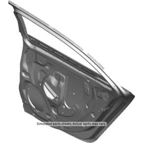 Door bare rear right Chevrolet Malibu 13-15 under molding