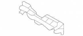 Volvo XC60 22-25 Front Bumper Baffle Mount
