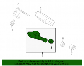 Honda CRV 12-13 Tire Pressure Sensor