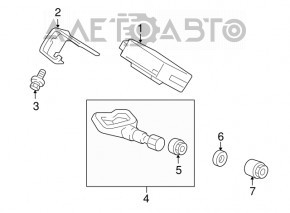 Honda CRV 12-13 Tire Pressure Sensor
