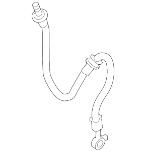 Brake hose front right Nissan Maxima A36 16-