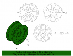 Hyundai Sonata 15-19 R17 spare tire
