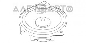 Speaker rear right Mini Cooper F56 14-