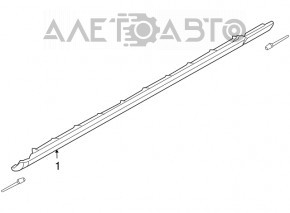 Left threshold Chrysler 300c 04-11