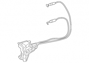 Door lock rear left front Toyota Sienna 11-17