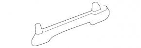 Ceiling handle rear left Toyota Rav4 19- gray