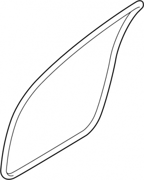 Door seal front left Infiniti Q50 14-20