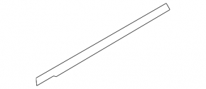 Molding door-glass central rear left Kia Soul 14-19