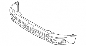 Hyundai Tucson 2022-2024 front bumper lip: structure, scratches, wear, crack
