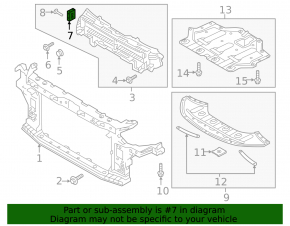 Motor actuator for blinds Hyundai Sonata 15-17