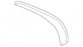 Left mirror element Toyota Avalon 13-18 heated, convex