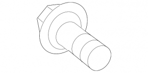 Mercedes A-class V177 crankshaft pulley mounting bolt 19-22