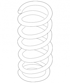 Rear left spring Mazda3 MPS 09-13
