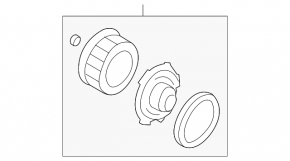 Motor heater fan Mazda3 03-08 TYC