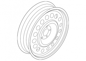 Spare wheel for Lincoln MKC 15-19 R17 165/70
