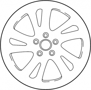 Wheel disk R18 Infiniti QX30 17-19 type2, light curb
