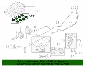 Ford F-150 15-17 5.0 Intake Manifold Gasket