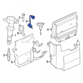 Knock Sensor Ford Escape MK4 23- 1.5T