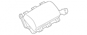 Airbag passenger in the dashboard Mazda CX-5 16-16