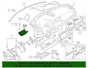 Airbag passenger in the dashboard Mazda CX-5 16-16