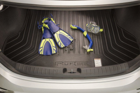 Trunk mat Kia Forte 19-24 4d rubber black