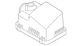 Air filter housing Mazda 3 19- 2.5 upper part