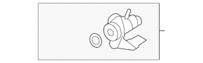 Cooling system flange Audi A4 B8 08-16 2.0T