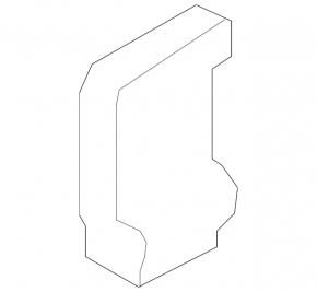 Radiator mount right lower BMW 5 G30 18-23 530e hybrid, 4.4T