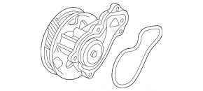 Water pump Honda Accord 18-22 2.0T