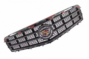 Cadillac ATS 13-14 matte grille with molding and emblem