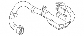 High-voltage cable for the rear engine inverter of the Nissan Ariya 23-25