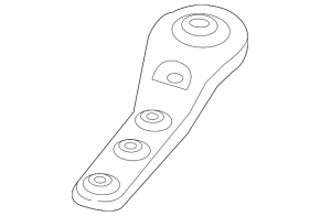 Rear subframe burr left BMW 5 G30 17-23