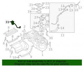 Fuel tank valve Hyundai Tucson 16-21