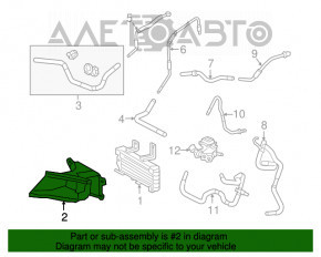 Lexus RX350 RX450h 16-22 Gearbox Radiator Deflector