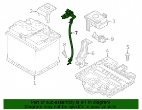 Negative terminal of Kia Niro 23-26 EV battery