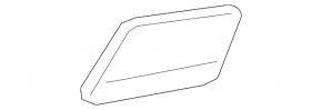 Left front bumper headlight washer cap for Volvo S60 14-18 rest.