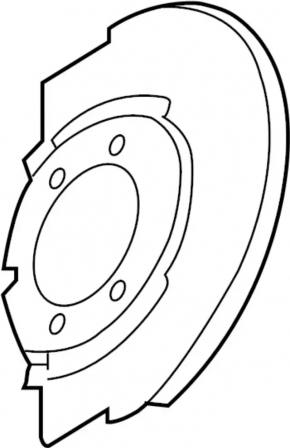 Brake Disc Cover Front Left Infiniti FX35 FX45 03-08