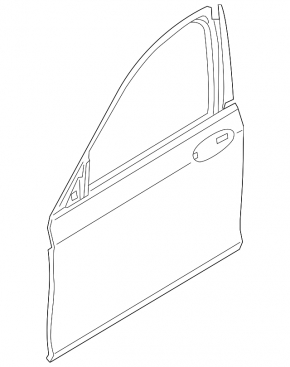 Door assembly front right BMW 7 G11 G12 16-22
