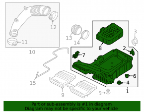 Air filter housing Audi Q7 16- 2.0T