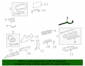 Set of front panel trims Toyota Rav4 19- gray