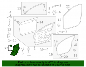 Front right door panel Lexus UX200 UX250h 19-