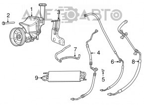 09-14 Dodge Challenger Electric Power Steering Pump