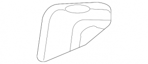 Plug outer handle rear left Toyota Rav4 19-