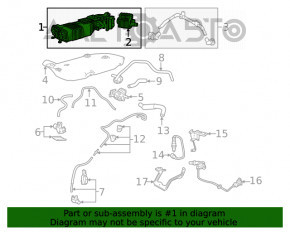 Lexus RX350 16-22 Carbon Canister