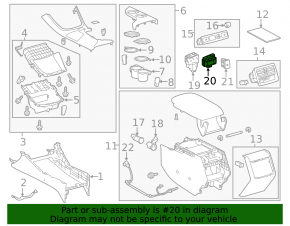Toyota Avalon 13-18 Mode Switch Buttons
